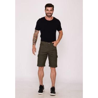 Imagem de Bermuda Masculina 7950 Verde Musgo - Macaw, Verde musgo, 46