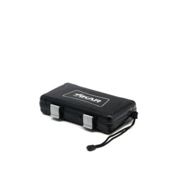 Imagem de Xikar O umidor de viagem mede 21,27 x 11,27 cm, comporta 5 charutos em espuma estilo caixa de ovo