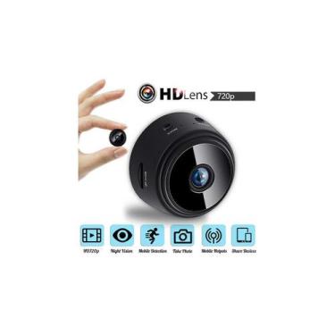 Imagem de Mini câmera 720p com visão noturna, sensor de movimento WiFi - Lightbe