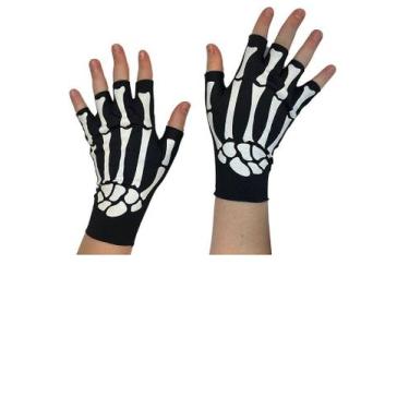 Imagem de Luvas Esqueleto INFANTIL - HALLOWEEN - QUIMERA KIDS