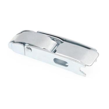 Imagem de Prime-Line U 117430 Trava de dobradiça de ferrolho de tração 10 cm com parafusos zincados (pacote único)