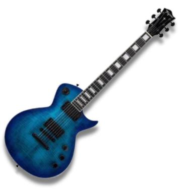 Imagem de Guitarra Almach Tagima Azul Flamed Single Cut 2H Fl Tblb
