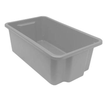 Imagem de Caixa Organizadora 9 Litros Grafite Sem Tampa 42033 Presto