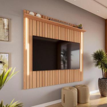 Imagem de Painel Efeito Ripado 3d Com Led Para Tv Até 70 Polegadas Sevilla 183cm