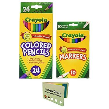 Imagem de Crayola marcadores de cores clássicos, Bundle
