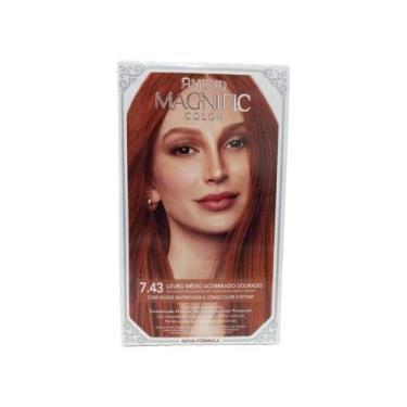 Imagem de Tintura Amend Magnific Color 7.43 Louro Médio Acobreado Dourado