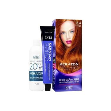 Imagem de Tintura Keraton Selfie 8.4 Louro Claro Cobre 50g
