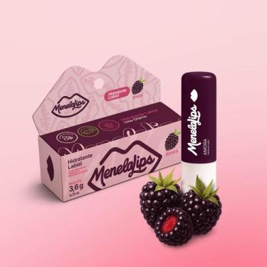 Imagem de Hidratante Labial de Amora MenelaLips - Menela Cosméticos