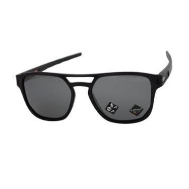 Imagem de óculos de sol Oakley mod Latch Beta matte black w/prizm black polarize