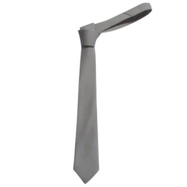 Imagem de Gravata Clássica Semi Slim  Cinza - R E R GRAVATAS