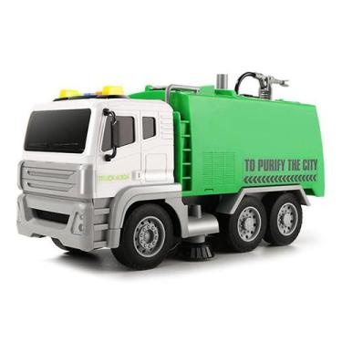 Imagem de Brinquedos Caminhão de Lixo Friction-powered - Caminhão de tamanho gra