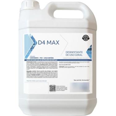 Imagem de D4 Max Perol Desinfetante Concentrado Floral 05 Lt Faz 250 L