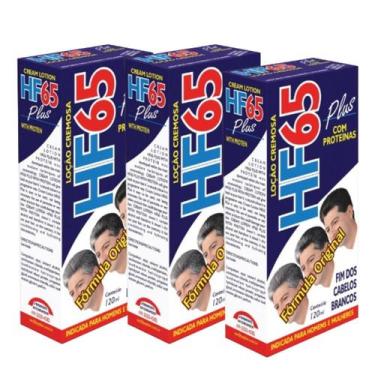 Imagem de Kit 3 Loção Cremosa Restauradora HF65 Plus Unissex 120Ml - Pepilon