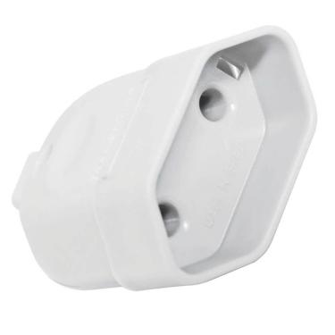 Imagem de Plugue Femea 2p 10a 250v Branco Tramontina Plugue Fêmea Branco 2p De 250 Volts E 10 Ampères - 57402152 -tramontina