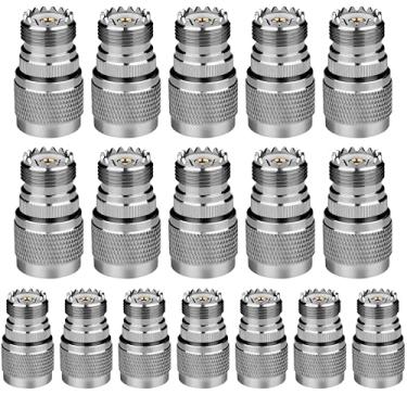 Imagem de Adaptador de conector N macho para UHF fêmea 17 peças conector N para PL-259 SO-239 cabo coaxial RF coaxial SO239 conectores BNCUHF