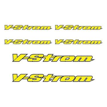 Imagem de Adesivo Resinado Suzuki V-Strom - Protetor Tank Pad - Cromo Sign