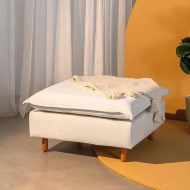 Imagem de Puff Modular com Pé Madeira Sôma CabeCasa MadeiraOriginals - CabeCasa 