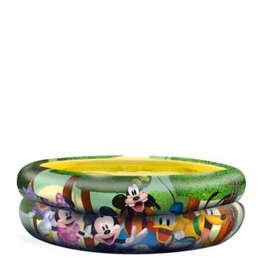 Imagem de Piscina Banheira Inflável Mickey 21 Litros Infantil Criança Menino - M