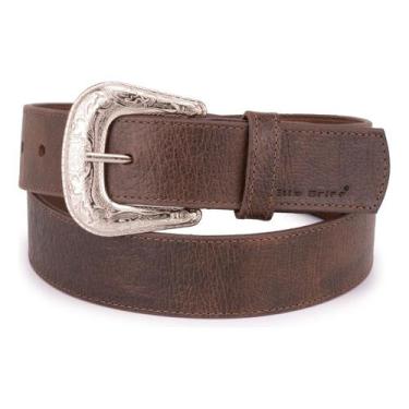 Imagem de Cinto Feminino Country 4cm Couro Legítimo Fivela Americana - Ello Grif