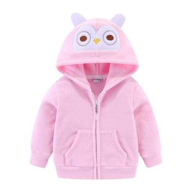 Imagem de Moletom Mud Kingdom Little Girls Cartoon Owl Fleece Pink 7-8Y