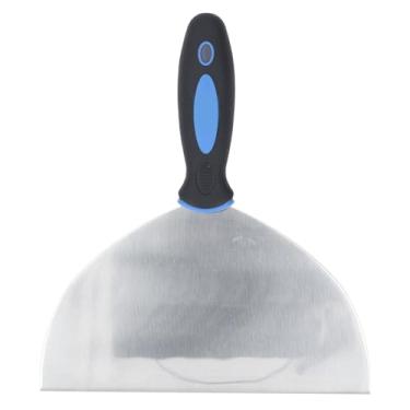 Imagem de WALFRONT Raspador de Massa de Aço Inoxidável, Acabamento de Espelho, Raspador de Tinta Com Alça Confortável Pp Tpr para Papel de Parede, Decalques de Pintura, Reparo de (8 polegadas)