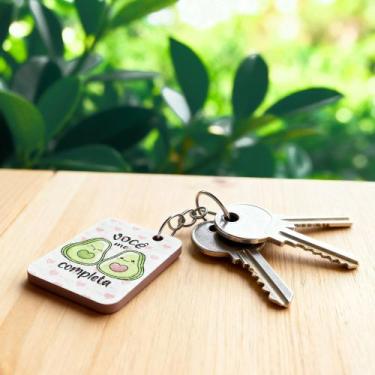 Imagem de Kit 100 Chaveiros MDF Dia dos Namorados - Deliquadros, ABACATES