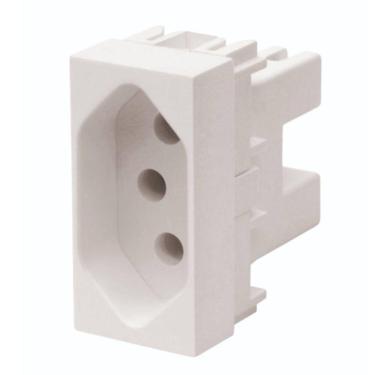 Imagem de Módulo Tomada 2p+t 20a 250 Volts Habitat - 2062 - Fame Tomada Padrao 2p+t 20a 250v Fame