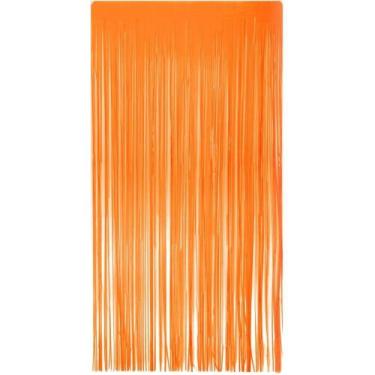 Imagem de Artigo para Decoracao Cortina Metaliz.laranja 1X2M - Make+
