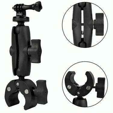 Imagem de Suporte Garra 360° de Guidão para Câmeras GoPro e Similares