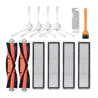 Imagem de Main/Side Brush Mop Cloth Hepa Filter Compatible With XiaoMi Dreame D9 & Bot L10 Pro Trouver Robot LDS Vacuum-Mop Finder Spare Parts(Brown)