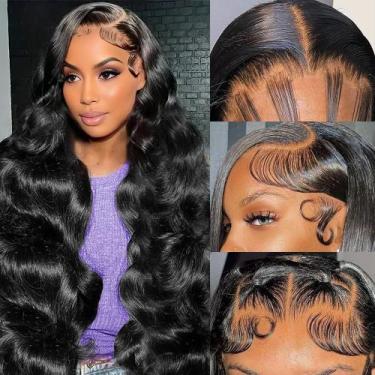 Imagem de Perucas frontais de renda MeFlow de 30 polegadas e 200 densidades Body