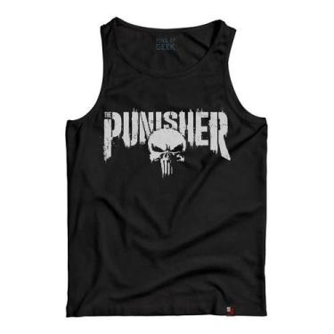 Imagem de Camiseta Regata The Punisher Marvel Camisa Justiceiro Série - King of 
