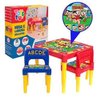 Imagem de Mesinha Infantil de Atividades Turma da Mônica Colorida - Tritec