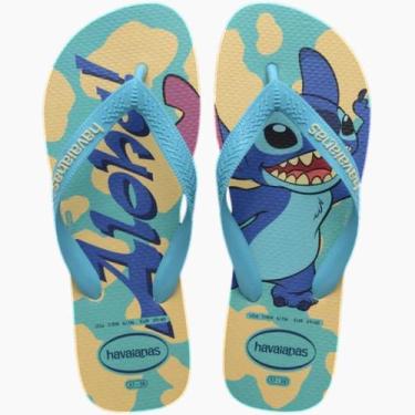Imagem de Chinelo Havaianas Top Disney Stitch Clássico - Azul, 43/44