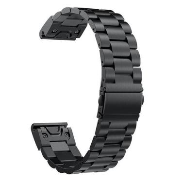 Imagem de Pulseira Fenix 7 6 5 Plus Relógio Garmin Aço Inox Metal - GETWELL, Pre