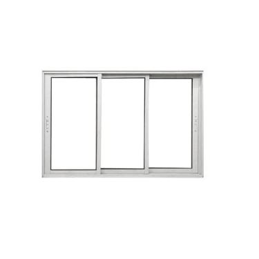 Imagem de Janela 3 Folhas Vidro Alumínio Branco ou Preto Linha 25 Suprema - Jagu