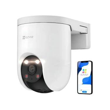 Imagem de Câmera de Segurança Externa H8C 2K com Wi-Fi e Giro Pan-Tilt 360° – Monitoramento Inteligente Avançado