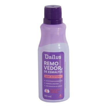 Imagem de Removedor De Esmalte 120ml Dailus Remoção Eficiente e Cuidado Com As Unhas