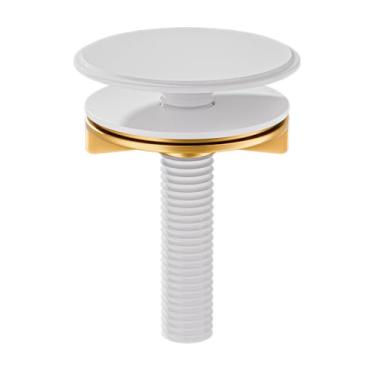 Imagem de HAOMIAO Tampa para pia de 3,8 cm, placa de cobertura de pia de cozinha de latão maciço, tampa universal para pia de cozinha e banheiro, à prova de vazamento e bloqueador de odores, fácil instalação