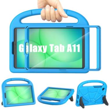 Imagem de Capa para Samsung Galaxy Tab A11/A9/A7 Lite para crianças de 8,7 polegadas, Lainergie leve, à prova de choque, compatível com alça para Galaxy Tab A9/A7 Lite, 1 azul
