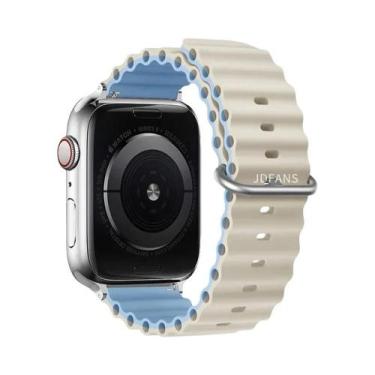 Imagem de Pulseira De Silicone Ocean Band Para Apple Watch Ultra Série 10 9 8 7 