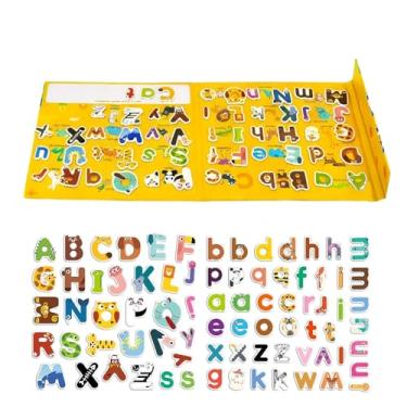 Imagem de Letras Magnéticas,Brinquedos Pré-Escolares De Animais | Ímãs de Letras para Geladeira | Para Casa Escola Sala de Aula Branco Jardim de Infância Creche Viagem Crianças a Partir de 3 Anos