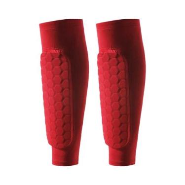 Imagem de Meias De Proteção Para Futebol Com Mangas De Compressão Para Panturril