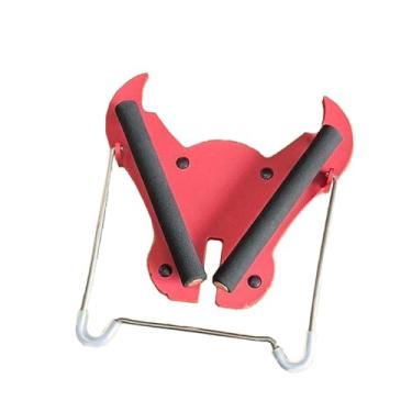 Imagem de oshhni Suporte para Saxofone Alto, Acessórios Criativos para Instrumentos, Robusto, Compacto, Profissional, Dobrável e Portátil, Vermelho