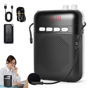Imagem de Amplificador de Voz, Microfone Professor, Amplificador de Voz para Professor, com Microfone e Rádio Fm