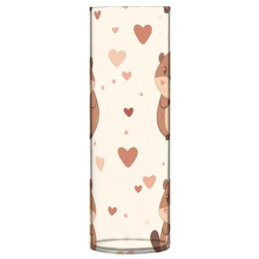 Imagem de Qilmy Lindo vaso de hamster para flores, vaso de belas artes, decoração de casa para escritório, sala de jantar, sala de estar, casamento104