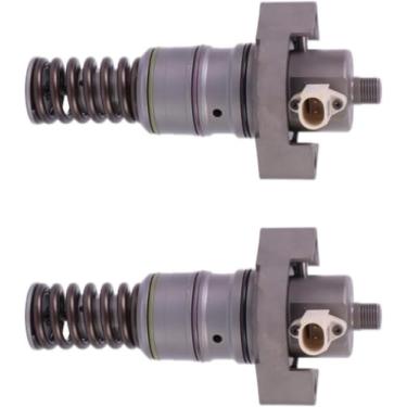 Imagem de Unidade de bomba de injeção de combustível original pacote com 2 para Paccar MX13 Engine Peterbilt 579 Kenworth T680 T780 T880 DAF CF76 CF86 XF106 caminhões resistentes 2102391 1934322 1934322PE