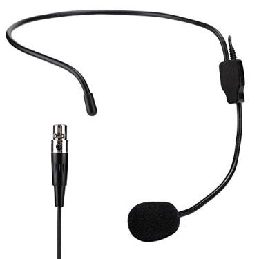 Imagem de Cosiki Compacto Mini XLR 3 Pinos TA3F Plug Wireless Head Wear Mic Headset para Qualidade de Som de Alta Fidelidade para Operadoras de Telefonia e Alto-falantes