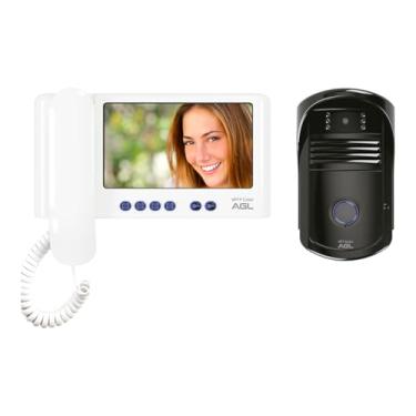 Imagem de Vídeo Porteiro AGL VP7 Color com Monitor 7” – Sistema com capacidade de até 4 Câmeras, permite o controle de até 2 Painéis de Rua, Áudio por Monofone, Visão Noturna e Acionamento de Fechaduras