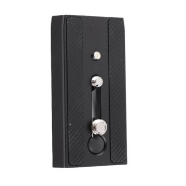 Imagem de Generic Placa de Liberação Rápida Placa de Montagem de tripé de Câmera para Manfrotto 501HDV 503HDV 701HDV MH055M0-Q5, Design Portátil de Liga de Alumínio Forte de Alta Compatibilidade para
